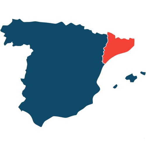 Mapa de Cataluña