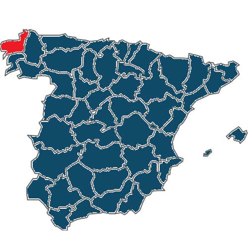 Mapa A Coruña