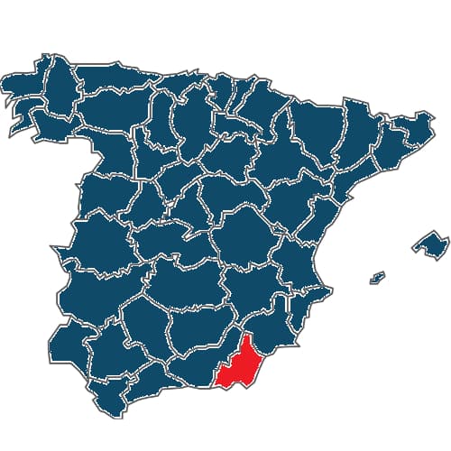 Mapa Almería