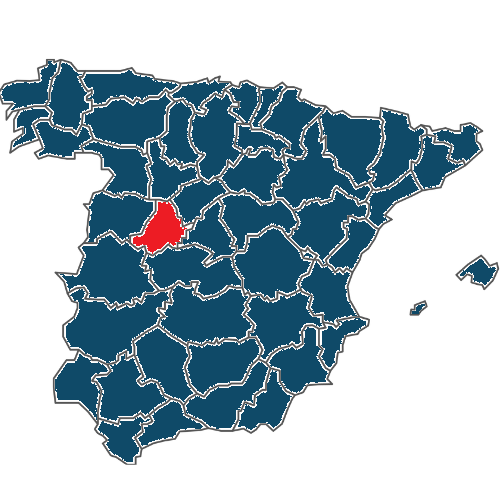 Mapa Ávila