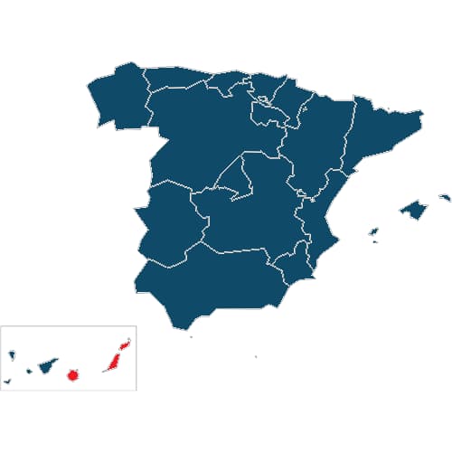 Mapa de Las Palmas