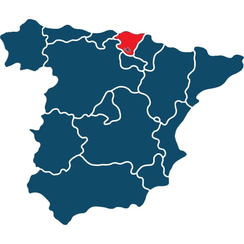 Mapa de País Vasco