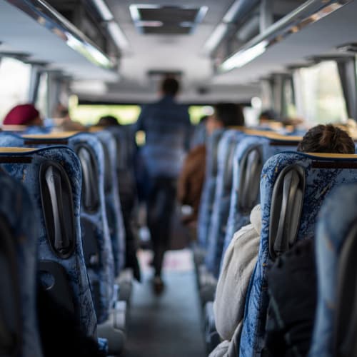 Interior de un Autobús