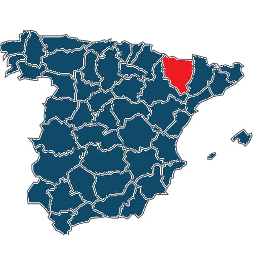 Mapa Huesca